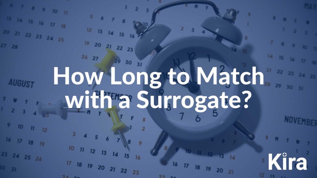 How Long to Match with a Surrogate?